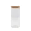 BOCAL VERRE COUVERCLE BAMBOU 1,4L - Visuel 0